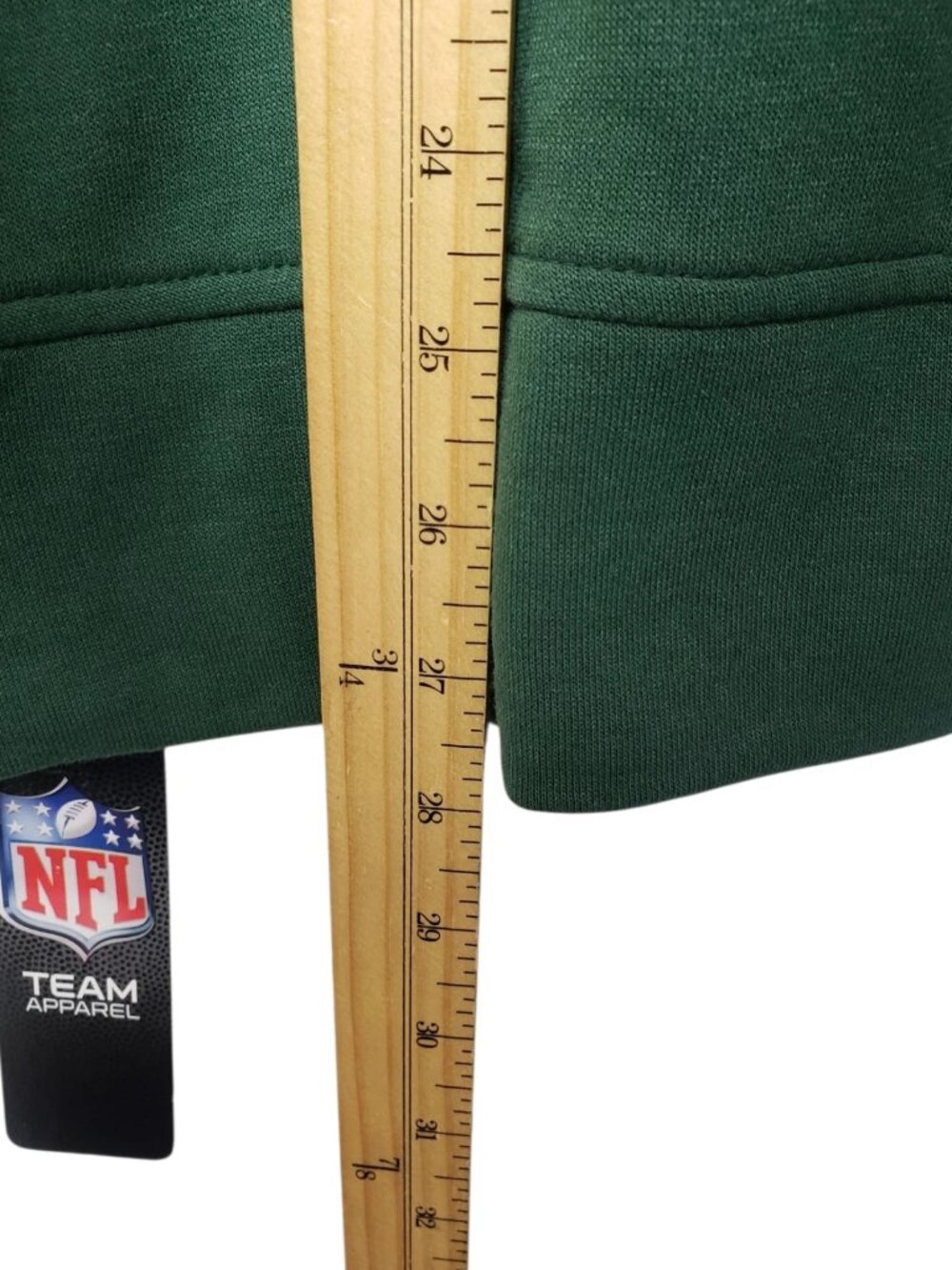NFL Logo Athletic Bay Packers 1/4 Zip Pullover Women Sweatshirt Green Xlarge - Picture 4 of 11